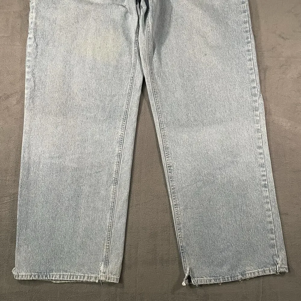 Y2K Tommy Jeans Men’s 36x32 Light Wash Carpenter Denim Utility Jeans